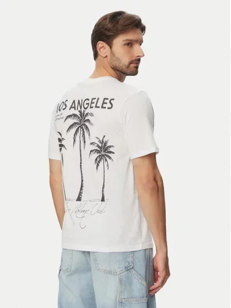 Jack & Jones Tricou Calm alb