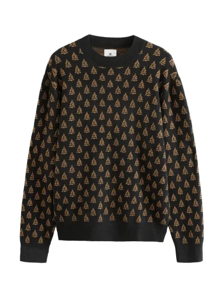 Next Svetr zlatá černá