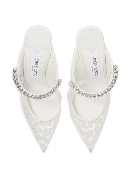 Pantofi cu toc Jimmy Choo alb