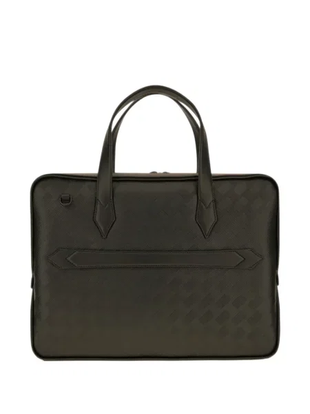 Servietă Montblanc cu imprimeu geometric negru