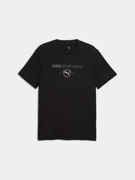 Футболка PUMA Class Graphic Tee комбінований верх чорний