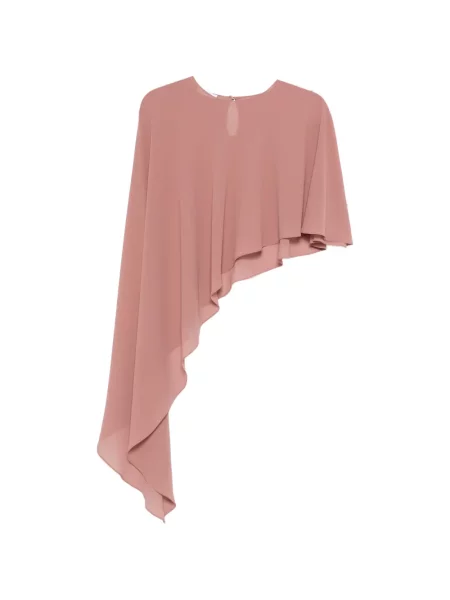 Poncho Patrizia Pepe asimetric roz