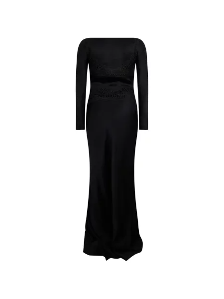 Lung rochie maxi Alberta Ferretti negru