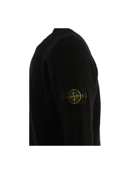 Sweter Stone Island z kamieniami czarny