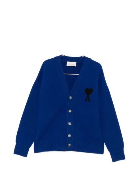 Cardigan Ami Paris albastru