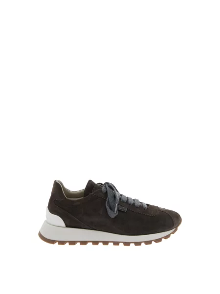Sneakersy Brunello Cucinelli brązowe