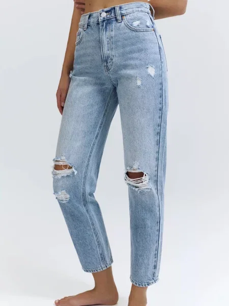 Pull&Bear Jeans deschis albastru