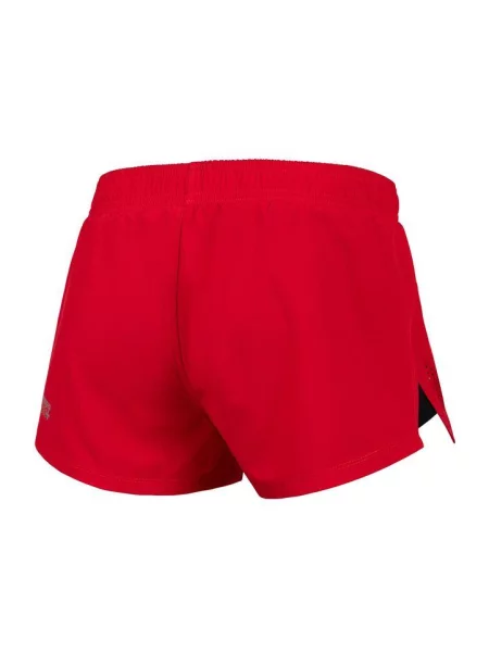 Spodenki męskie Pitbull Sportowe Performance Pro plus Small Logo czerwone