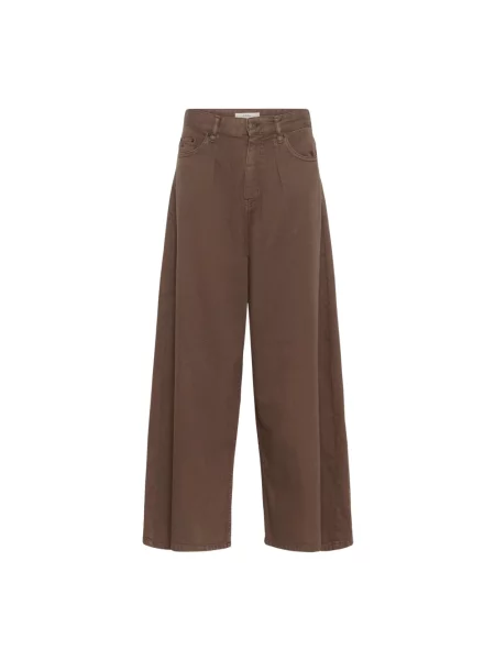 Inwear Jeansy Wide Leg Gladysiw braun brązowe