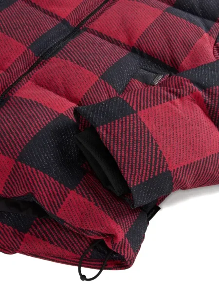 Geacă Woolrich în carouri roșu