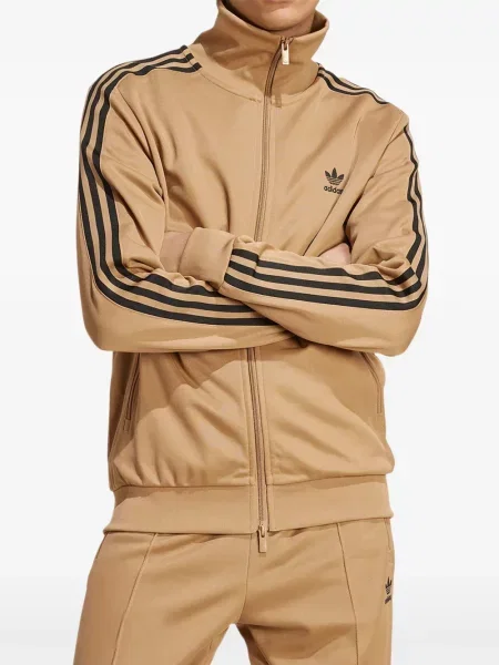 Top Adidas tricotate cu broderie negru