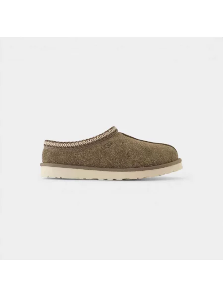Papuci de casă Ugg din piele de căprioară violet