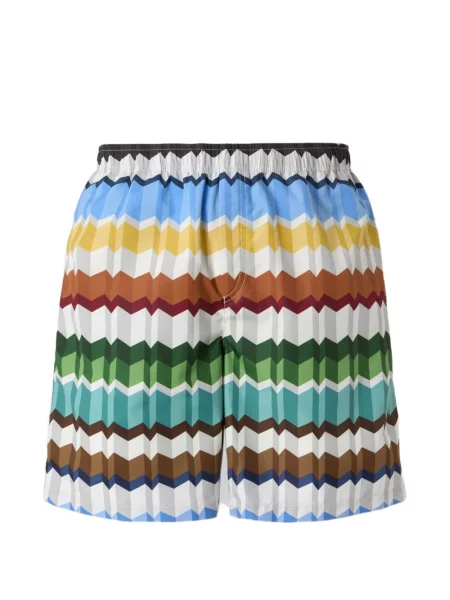 Slip de baie Missoni cu imagine alb