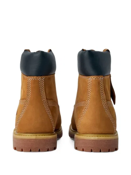 Botine Timberland cu șireturi din piele maro