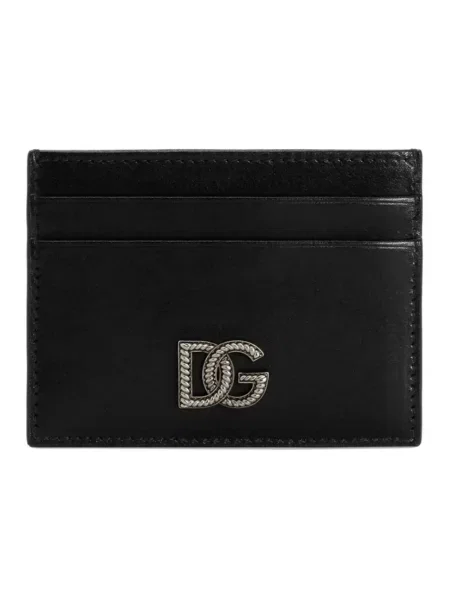 Portfel Dolce And Gabbana skórzany czarny