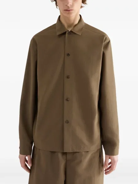 Lung cămașă Jil Sander maro
