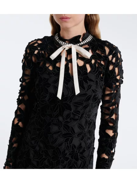 Rochie midi Simkhai de catifea negru