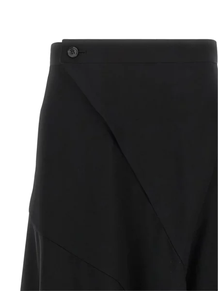 Pantaloni Junya Watanabe asimetrice negru