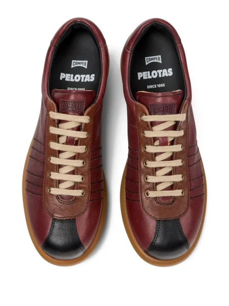 Sneakerși Camper din piele roșu