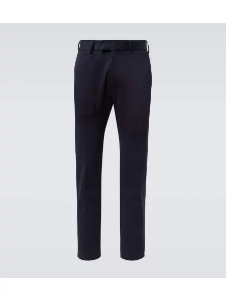 Keprové chinos Tom Ford modré