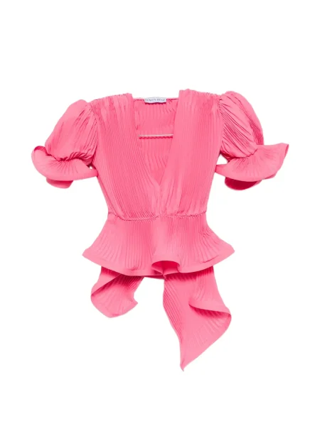 Bluză Rowen Rose plisată roz