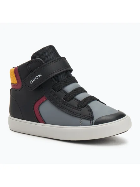 Детски обувки Geox Gisli black/burgundy черно