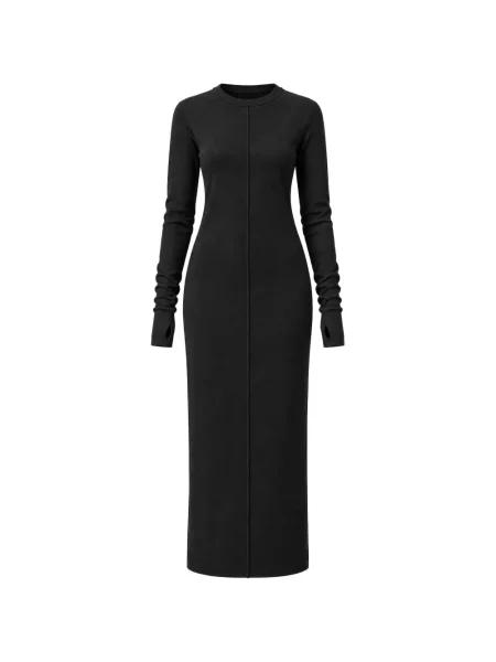 Lung rochie Thom Krom negru
