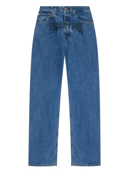 Blugi Vetements cu imagine albastru