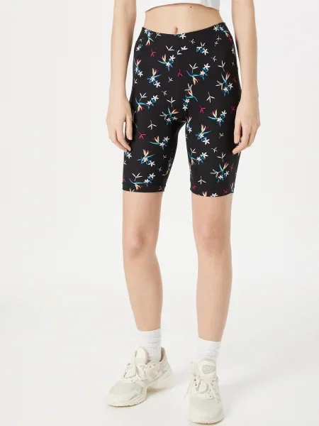Urban Classics Leggings világoskék / rózsaszín / fekete fehér