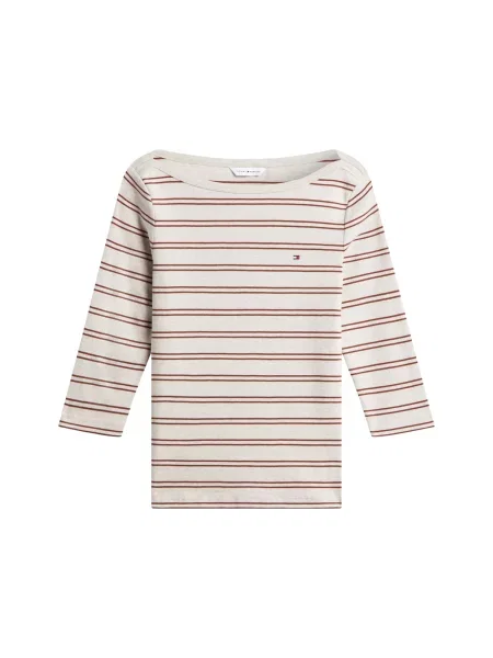 TOMMY HILFIGER Tričko CODY tmelová / hrdzavohnedá