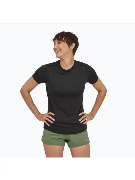 Koszulka Patagonia Cap Cool Merino Blend black czarna