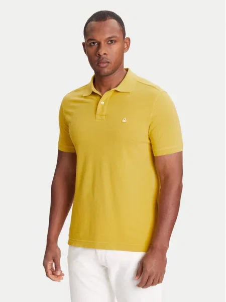 Polo United Colors Of Benetton κίτρινο