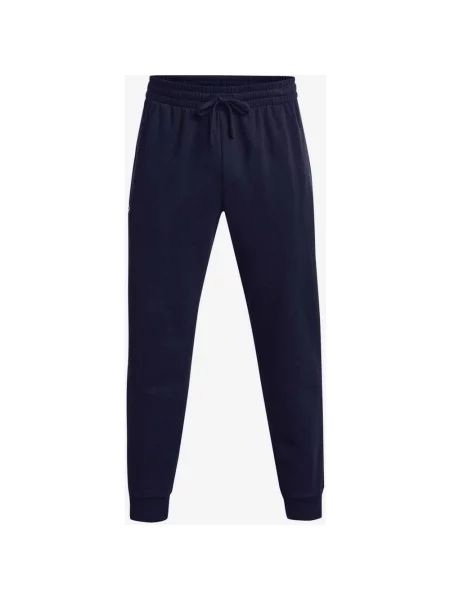 Spodnie długie Under Armour Rival Fleece w kolorze granatowym M niebieskie