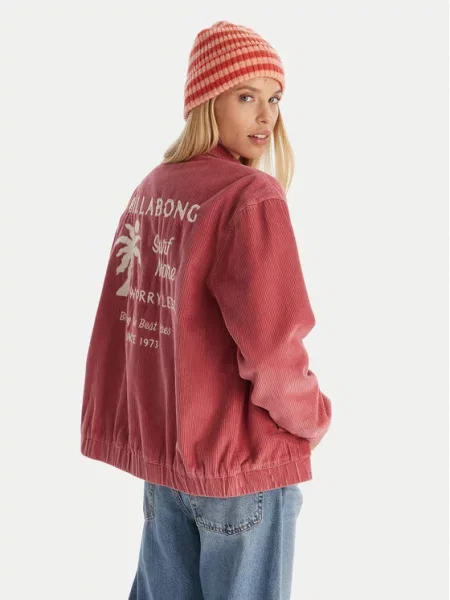 Демисезонная куртка Billabong розовая