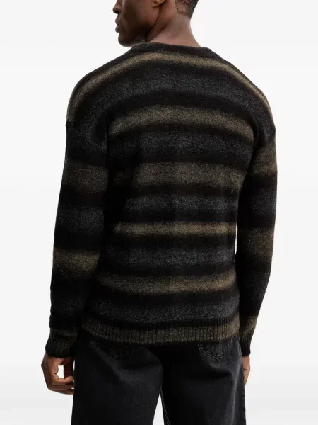 Cardigan Benetton cu dungi negru