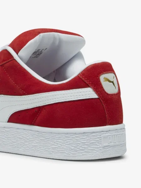 Кожени маратонки Puma Suede XL червено бяло