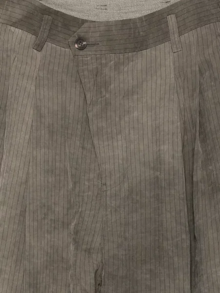 Dungat subțire pantaloni Ziggy Chen plisate gri