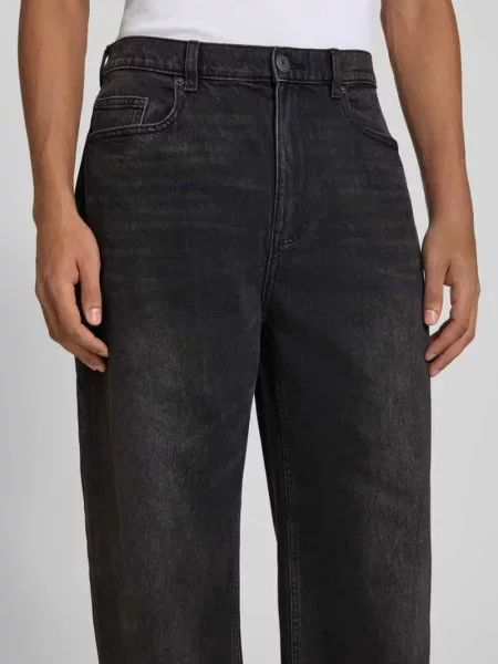 Jeansy o kroju baggy w fasonie z 5 Review czarne