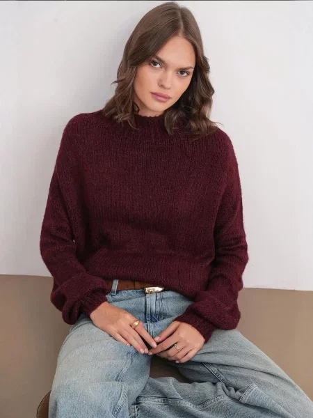 MixRay Pulover Pullover burgund