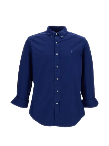 Cămașă Polo Ralph Lauren cu broderie albastru