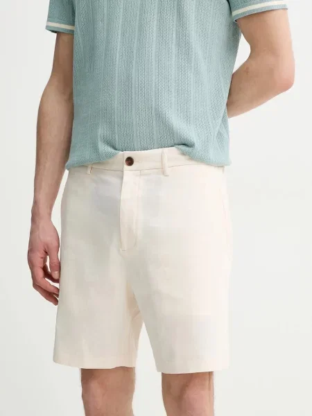 Lanene kratke hlače Theory bež