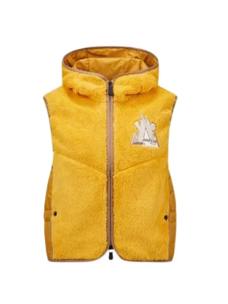 Kamizelka Moncler polarowa żółta