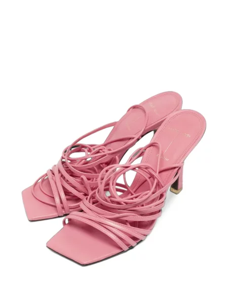 Sandale Black Suede Studio din piele de căprioară cu bretele negru