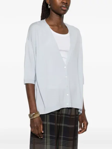 Cardigan Hemisphere cu decolteu în V albastru