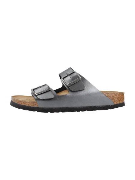 BIRKENSTOCK Arizona BF Narrow metálfekete flip-flopok. Méret: 36 EU fekete