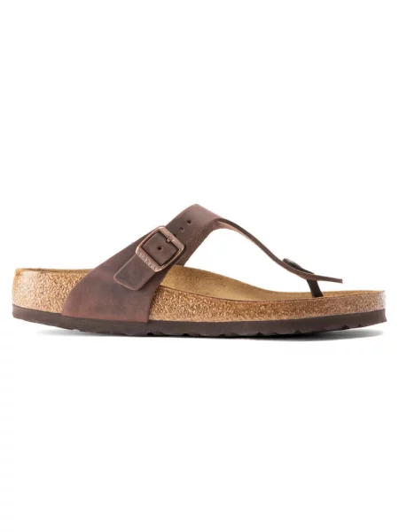 Klapki Birkenstock brązowe