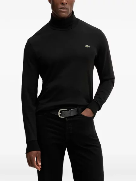 Lung tricou Lacoste negru