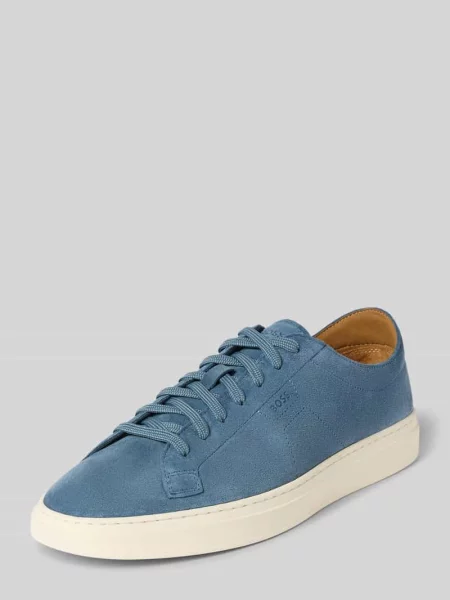 Sneakersy w niskim kroju z czystego nubuku bydlęcego Model Kieran_Tenn_wcsd' Boss