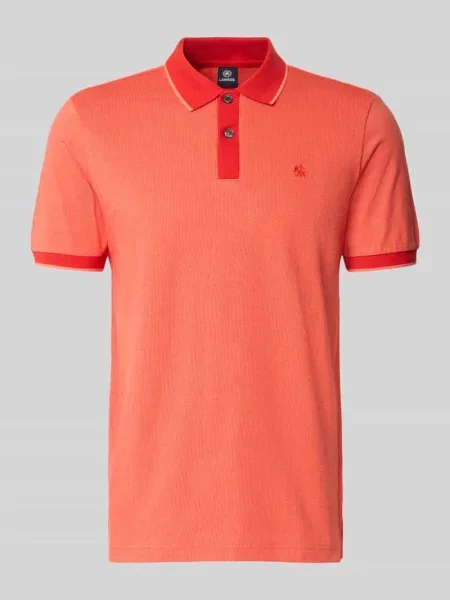Koszulka polo o kroju regular fit z wyhaftowanym logo Lerros
