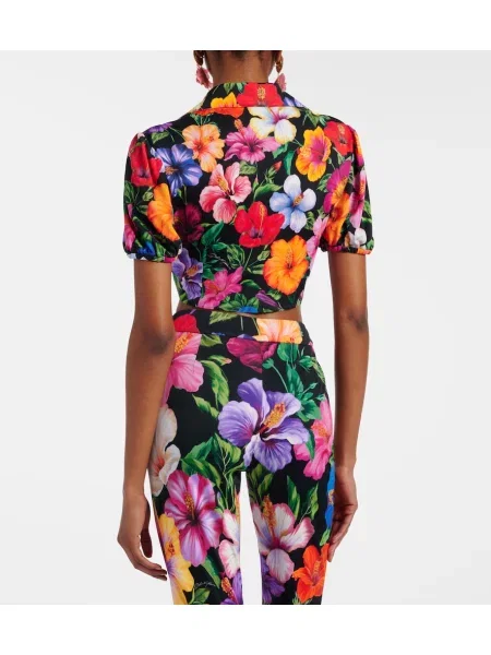 Decupat top Dolce&gabbana cu model floral